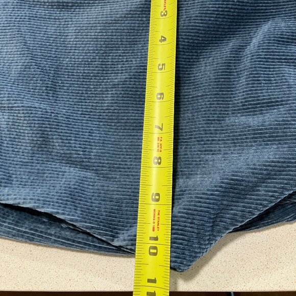 Theory metal blue used Corduroy pants size 8 - Picture 2 of 16
